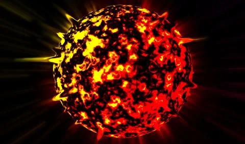 Planet explodes 스톡 일러스트