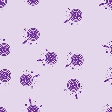 Planet exploration space exploration glyph seamless pattern Stock Illustration
