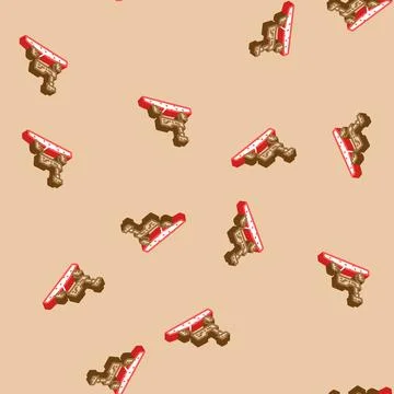 Planet exploration space exploration isometric icon seamless pattern Stock Illustration