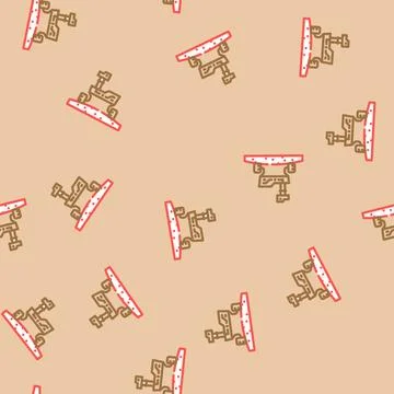 Planet exploration space exploration vector seamless pattern Stock Illustration