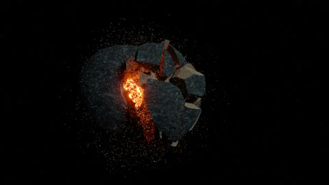 Planet Explosion Stock Footage 184282743