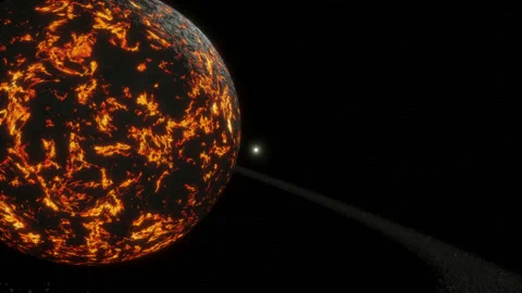 Planet Formation 4k Stock Footage 146500537