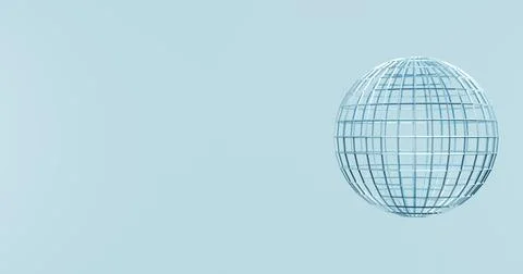 Planet frame, globe sphere. Environmental protection earth day. Illustrazione stock