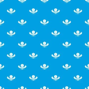 Planet game pattern vector seamless blue Stock Illustration