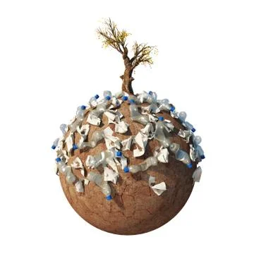 Planet Garbage Stock Illustration