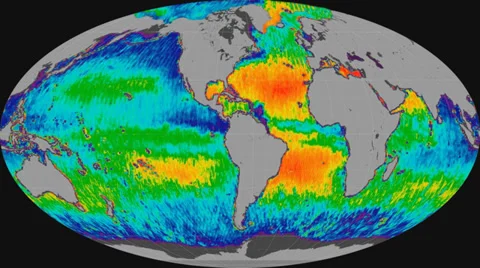 Planet globe with climate changing colors Stock Footage 35903887
