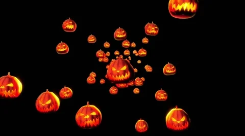 Planet Halloween VJ Loop 1 Stock Footage 42796839