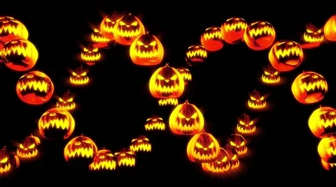 Planet Halloween VJ Loop 6 Stock Footage 42796708