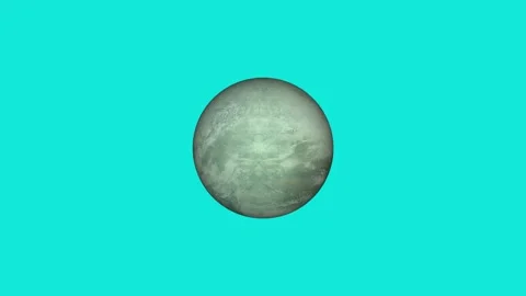 Planet icon animated video Stock Footage 294403549