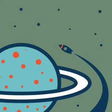 Planet. Illustrazione stock