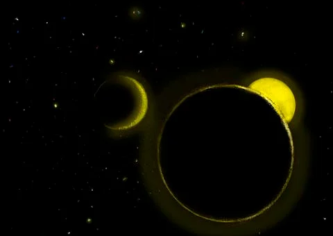 Planet Illustrazione stock