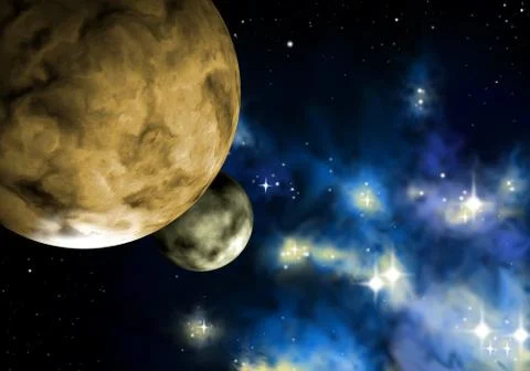 Planet Illustrazione stock