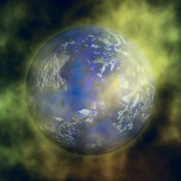 Planet illustration Stock Illustration