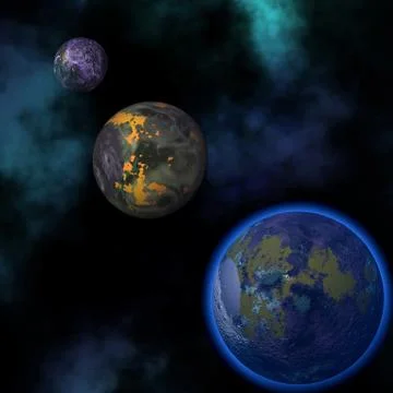 Planet illustration Stock Illustration