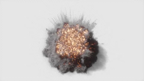 Planet Impact 01 Satellite VFX Element Stock Footage 267999979