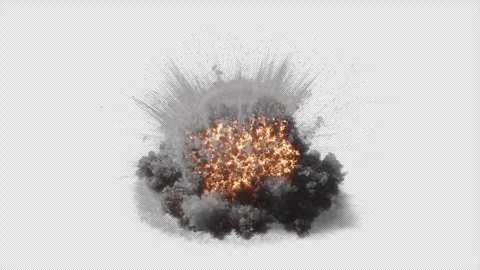 Planet Impact 02 Drone VFX Element Stock Footage 268153388