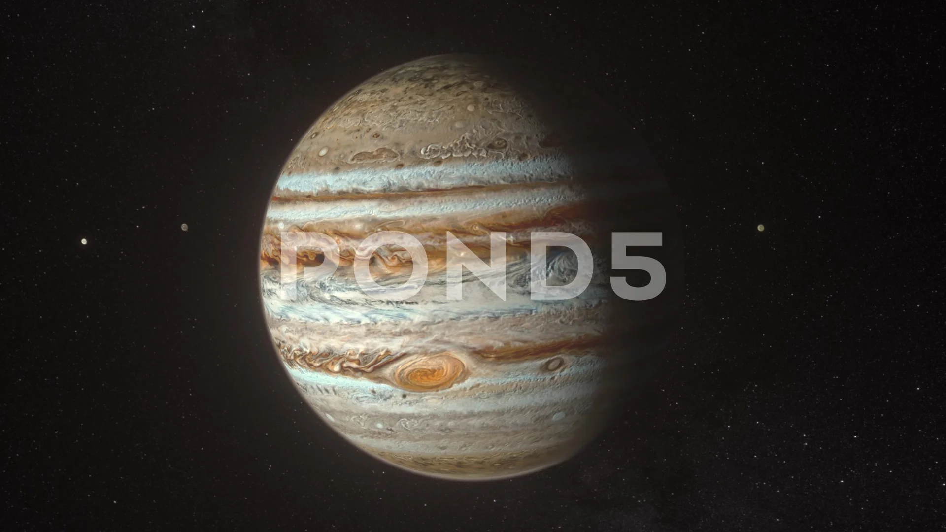 Planet Jupiter Animated Background Space... | Stock Video | Pond5