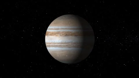 Planet Jupiter animation Stock Footage 305298542