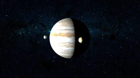 Planet Jupiter Stock Footage 35204244