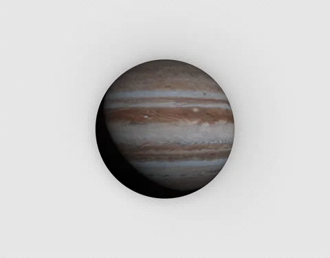 Planet Jupiter Vídeo Stock 153383298