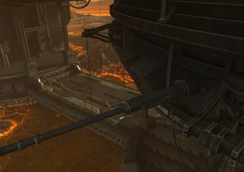 Planet Lava Stock Illustration