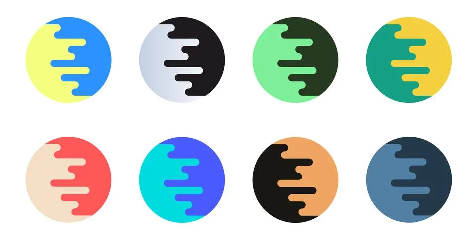 Planet logo, illustration, vector Stock Illustration
