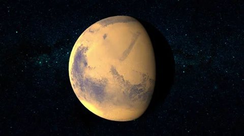 Planet Mars Stock Footage 35204478