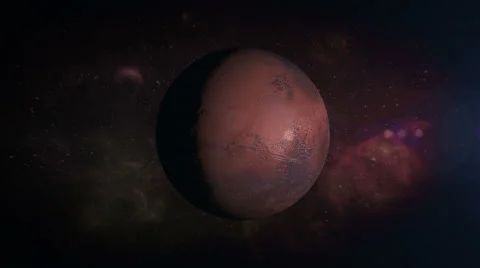 Planet Mars Stock Footage
