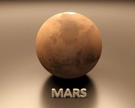 Planet mars Stock Illustration
