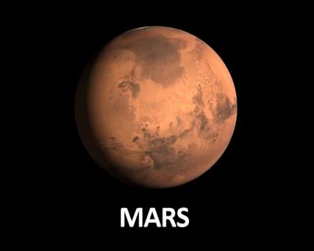 Planet mars Stock Illustration