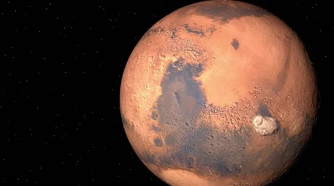 The planet Mars satellite Phobos Stock Footage 65160153