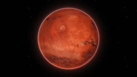 Planet Mars Seamless Loop Stock Footage 287463016