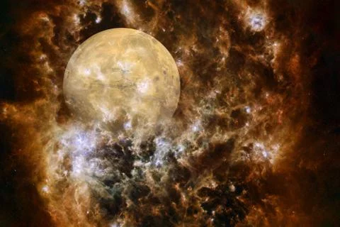 Planet Mars. Solar system. Elements of this image furnished by NASA Fotos Stock