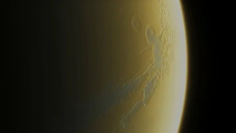 Planet Mars Surface Valles Marineris Video stock 84958105