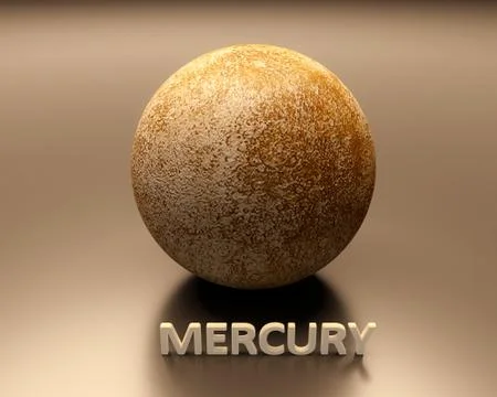 Planet mercury Stock Illustration