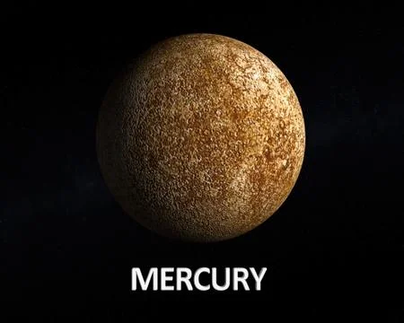 Planet mercury Stock Illustration