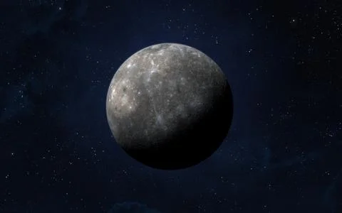 Planet Mercury. Stock Photos