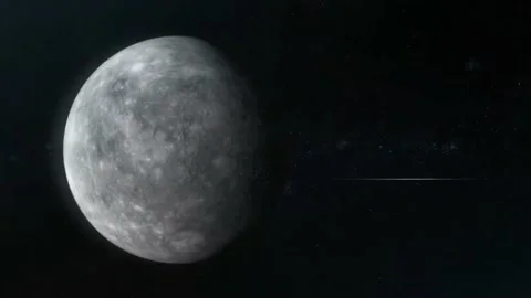 Planet Mercury in The Solar system Video stock 139110630