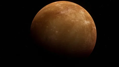Planet Mercury In Space Stock Footage 245000075