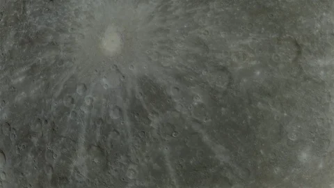 Planet Mercury Surface Stock Footage 84958311