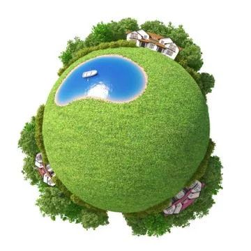 Planet Mere Stock Illustration