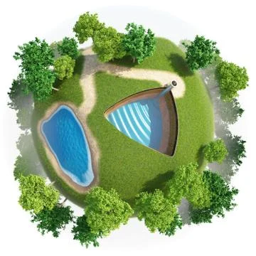 Planet Mere Stock Illustration