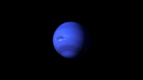 Planet Neptune Alpha Channel Stock Footage 71982038