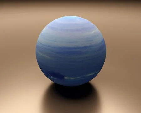 Planet neptune blank Stock Illustration