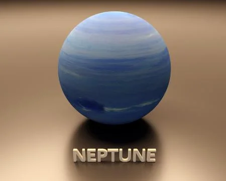 Planet neptune Stock Illustration