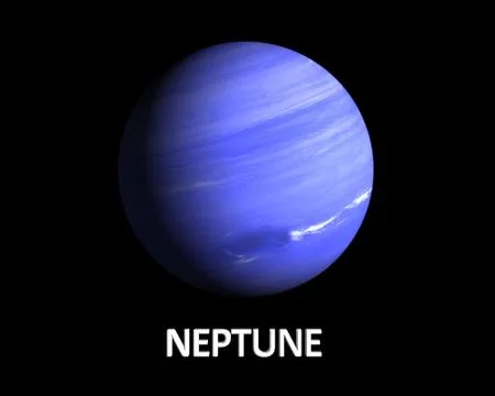Planet neptune Stock Illustration