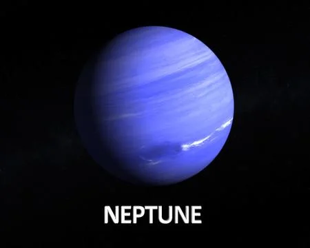 Planet neptune Stock Illustration