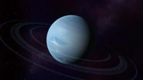 Planet Neptune Zoom Stock Footage 280258606