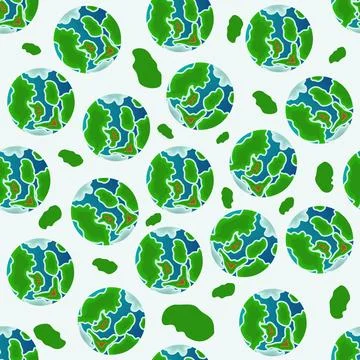 Planet pattern Stock Illustration