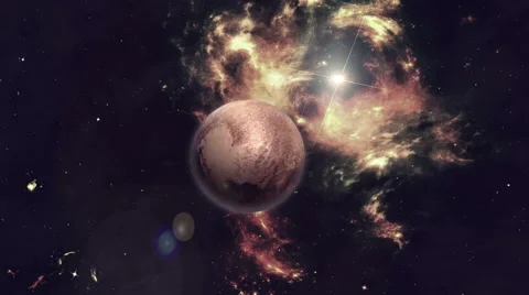 Planet Pluto Stock Footage 53038265